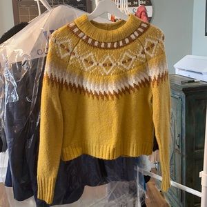 AE XS Fair Isle sweater